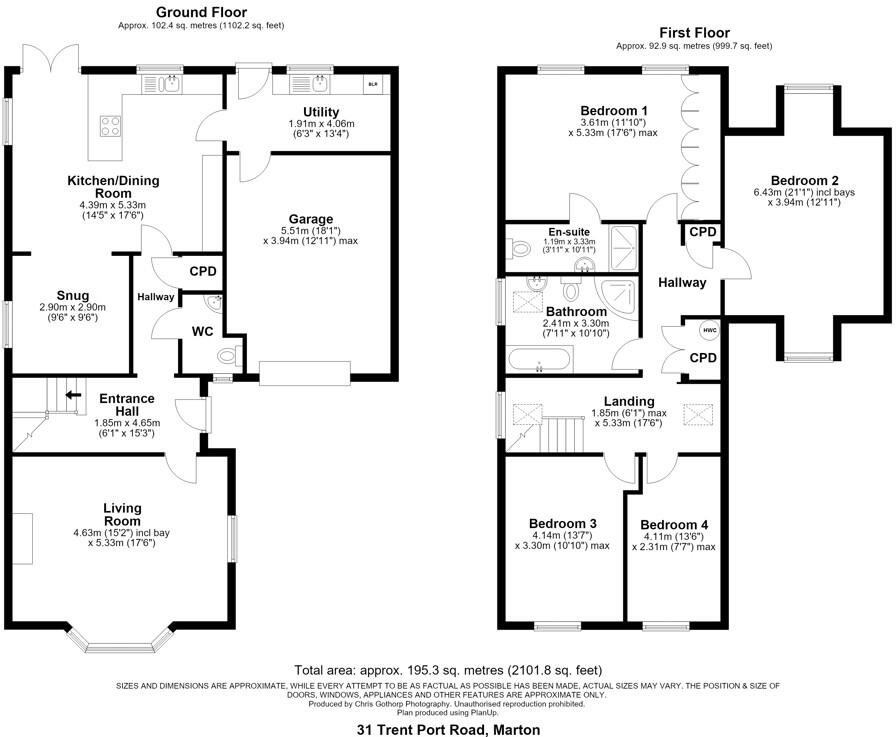 31Trent Port Road, Marton, Gainsborough, DN21 5AR floorplan