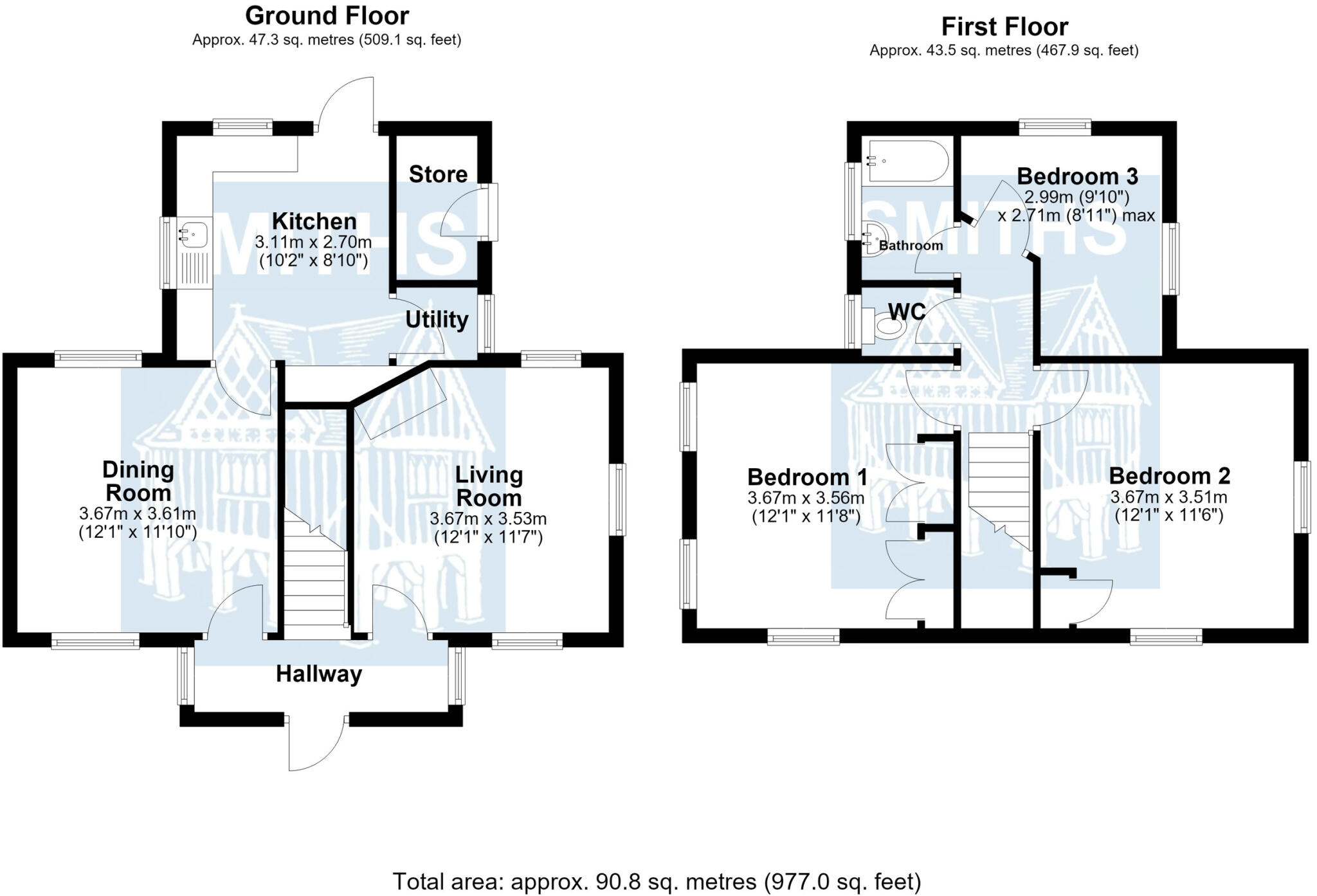 Bradfords Lane, Newent floorplan