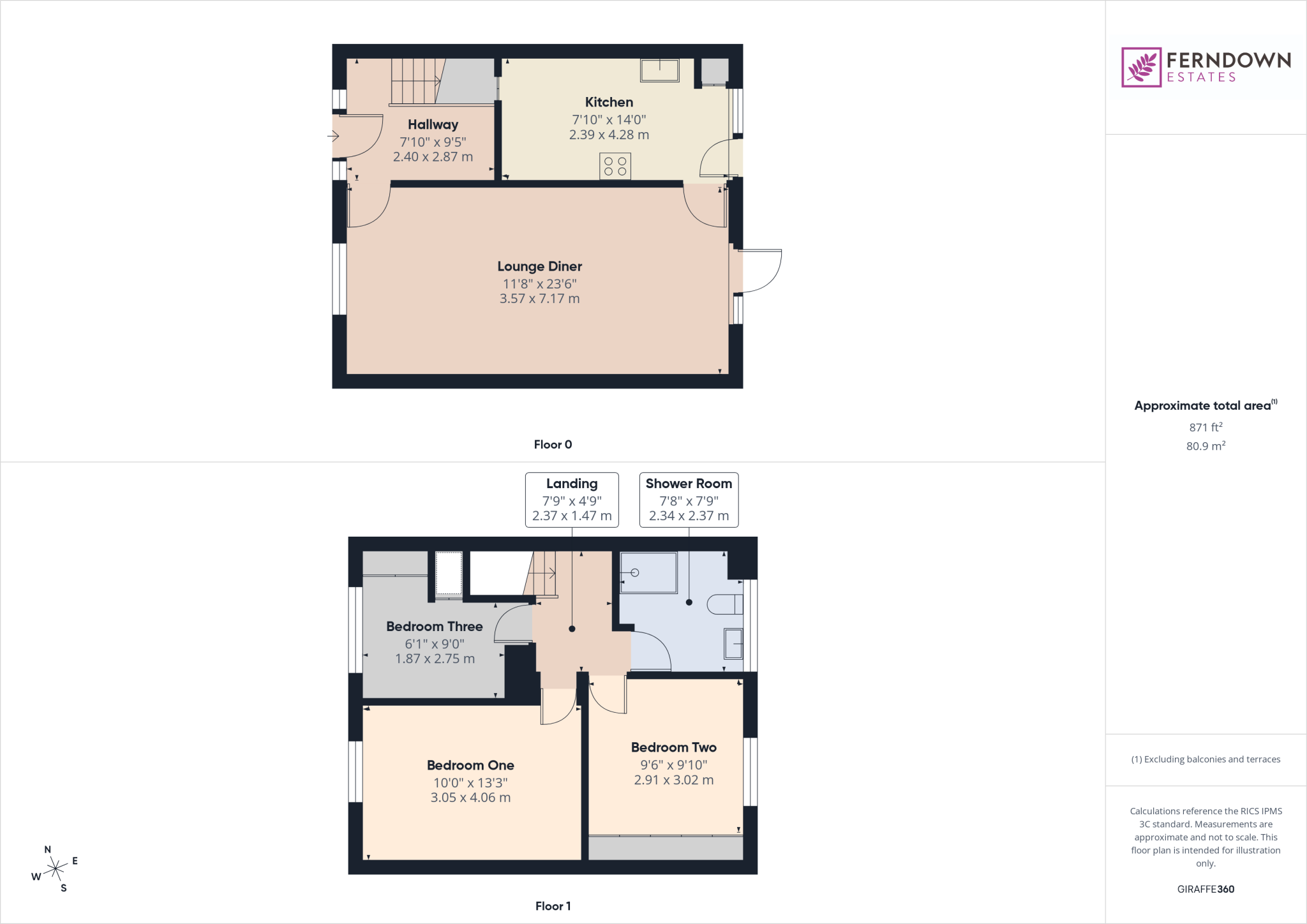 Milsom Grove, Shard End, Birmingham, West Midlands, B34 floorplan