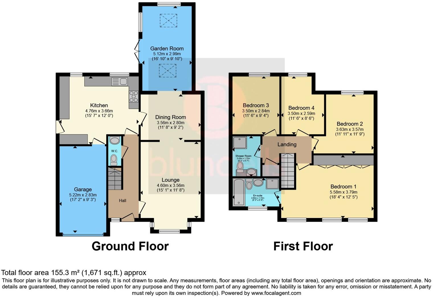 Little Brind Road, Chesterfield, Derbyshire, S41 floorplan