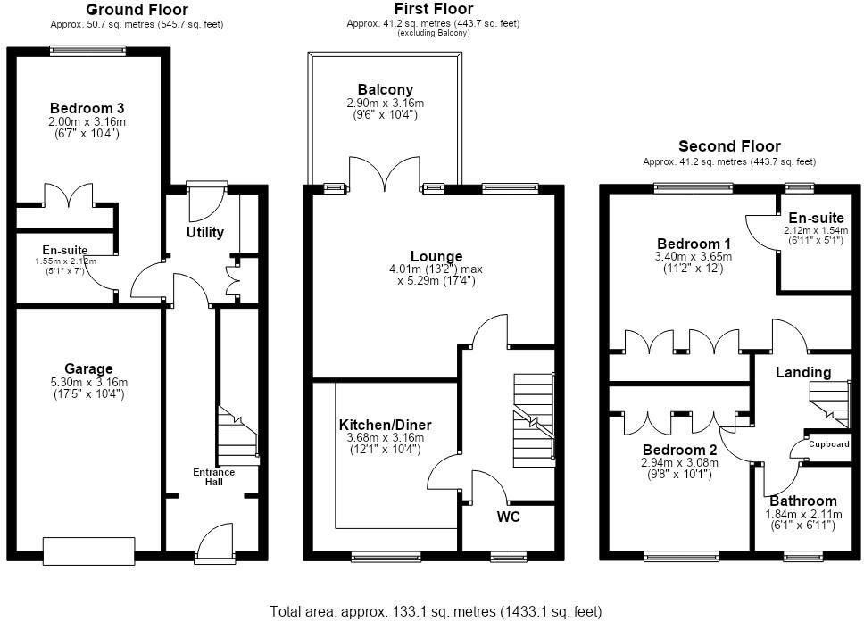 Edwin Avenue, Guiseley, Leeds floorplan