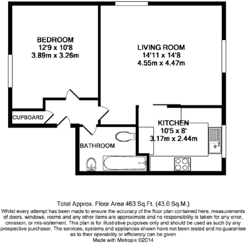 Sopwith Avenue, Chessington, Surrey. KT9 1QE floorplan