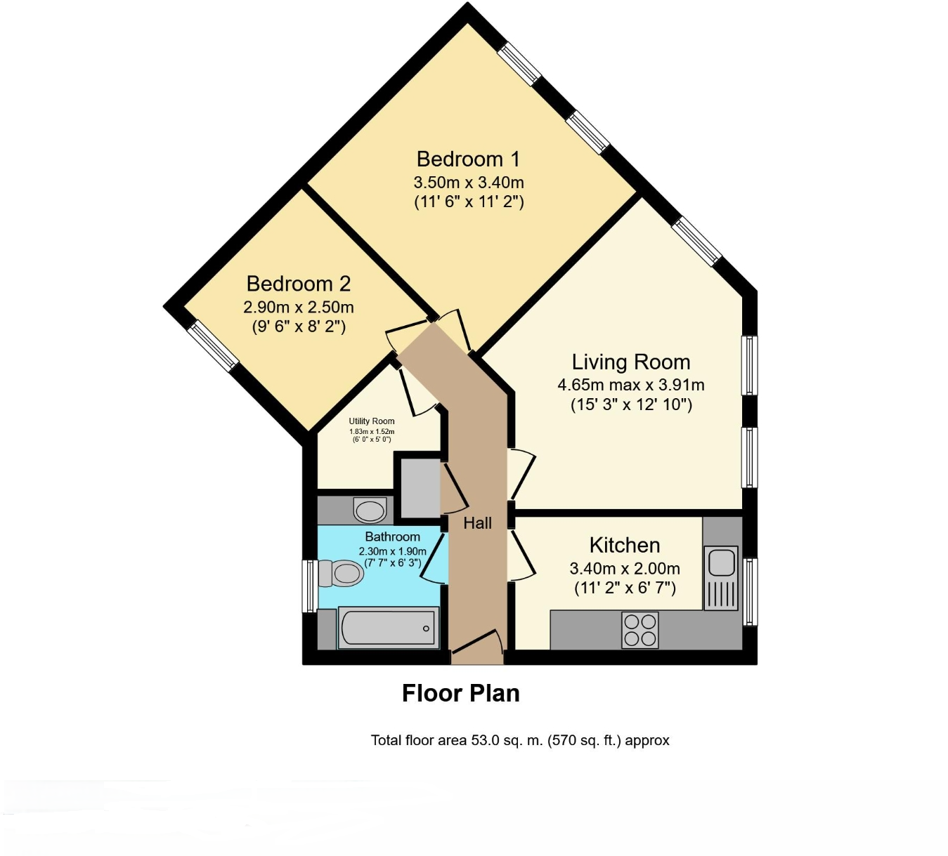 John William Close, Chafford Hundred, Grays, Thurrock floorplan