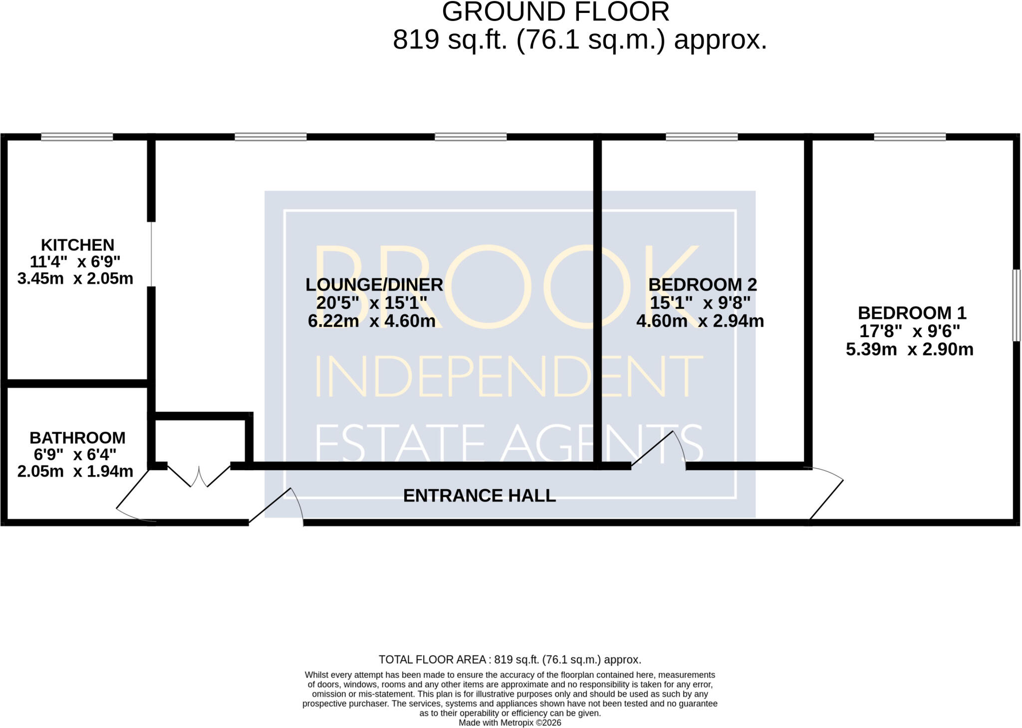 High Oaks House, High Oaks Close, Locks Heath, Southampton, Hampshire floorplan