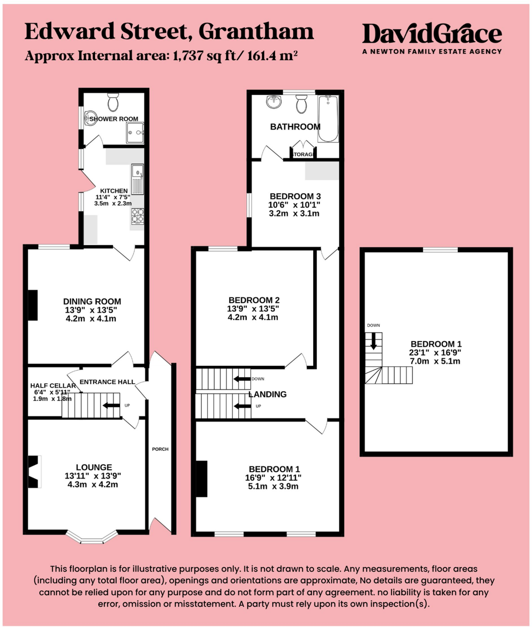Edward Street, Grantham, NG31 floorplan