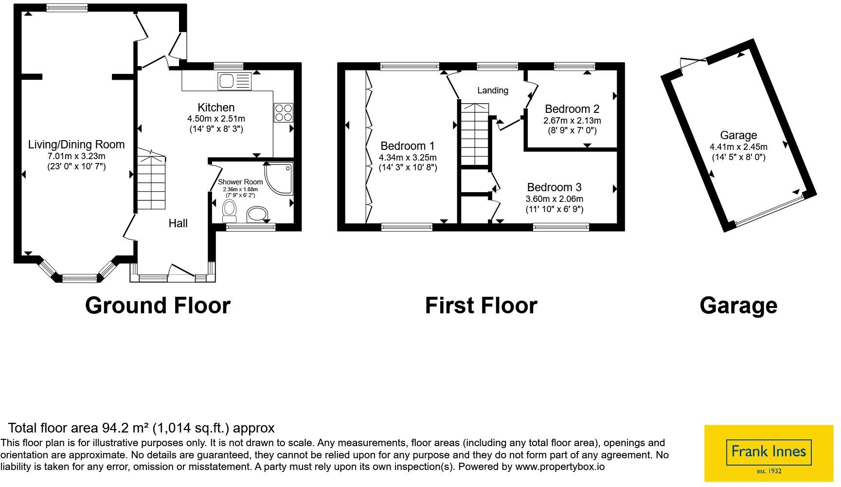 Frederick Avenue, Ilkeston, Derbyshire, DE7 floorplan