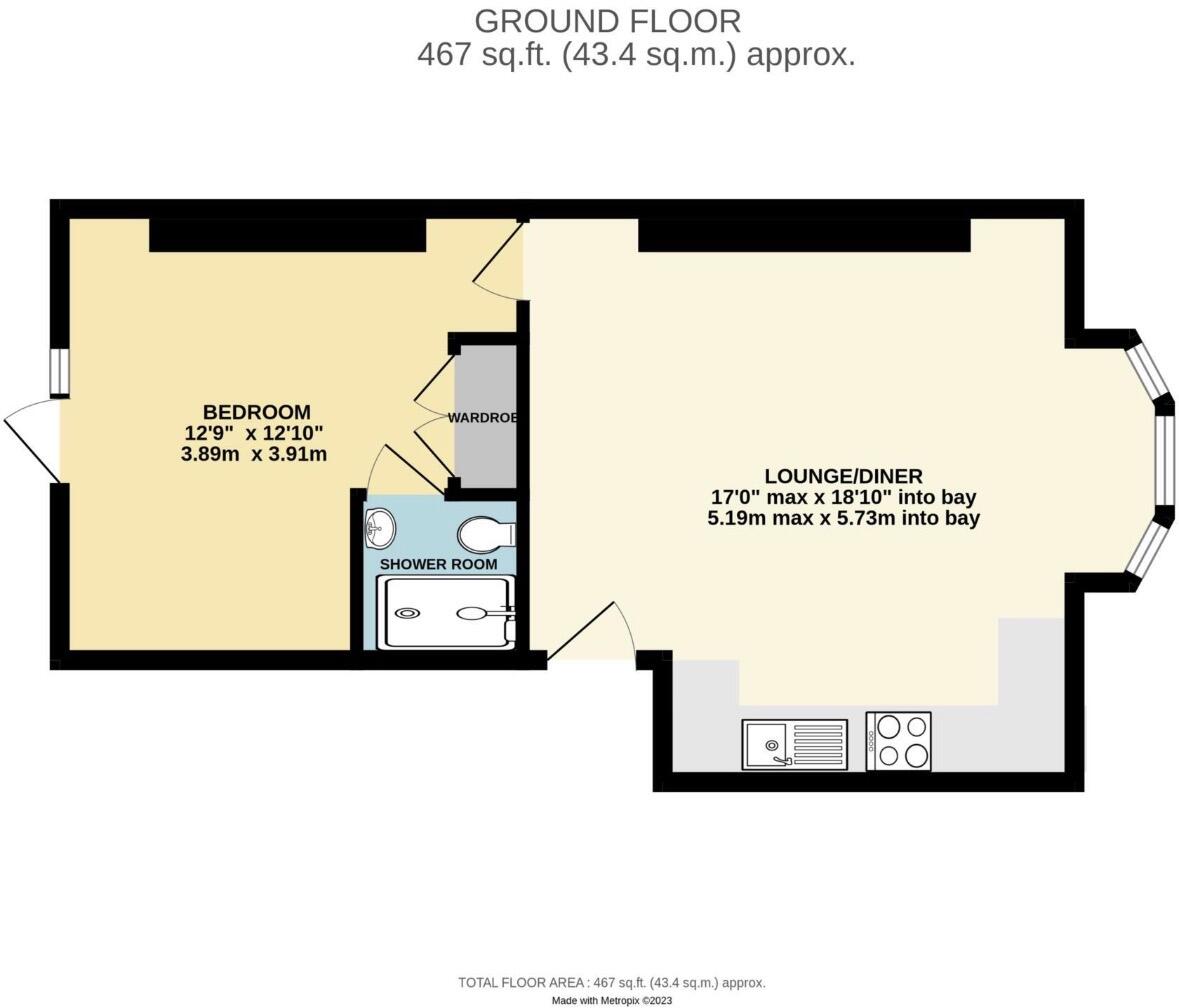 112 Crescent Road, Reading floorplan
