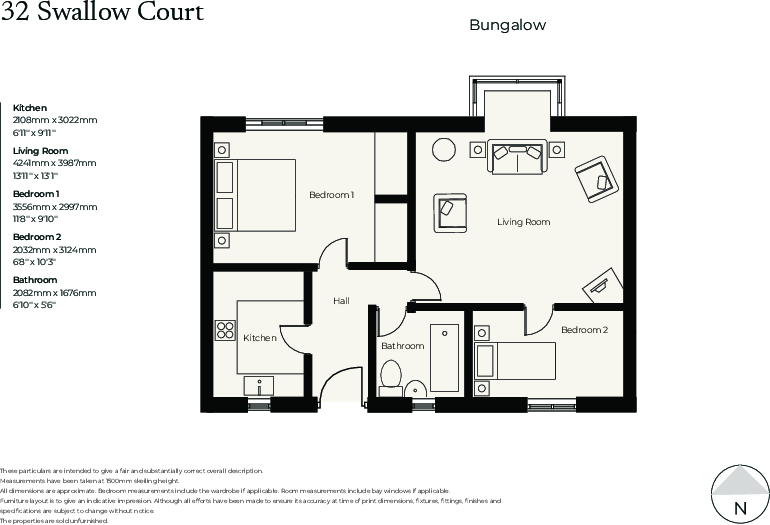 32 Swallow Court, Richmond Villages Bede, Hospital Lane, Bedworth floorplan