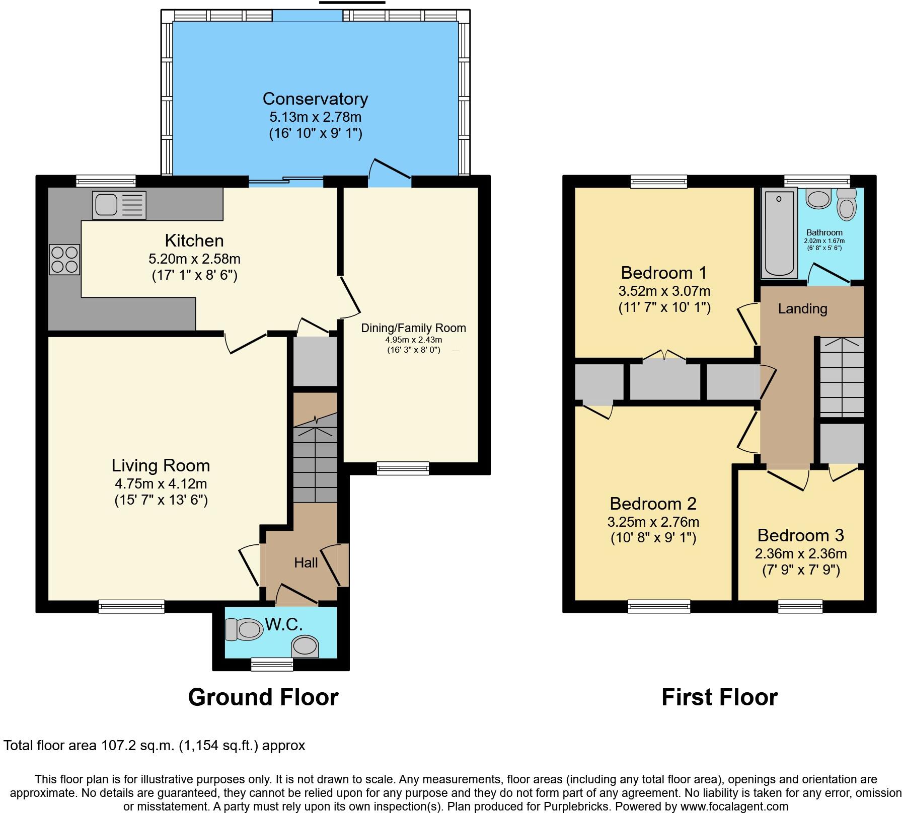 The Nurseries, Cheltenham, GL52 floorplan