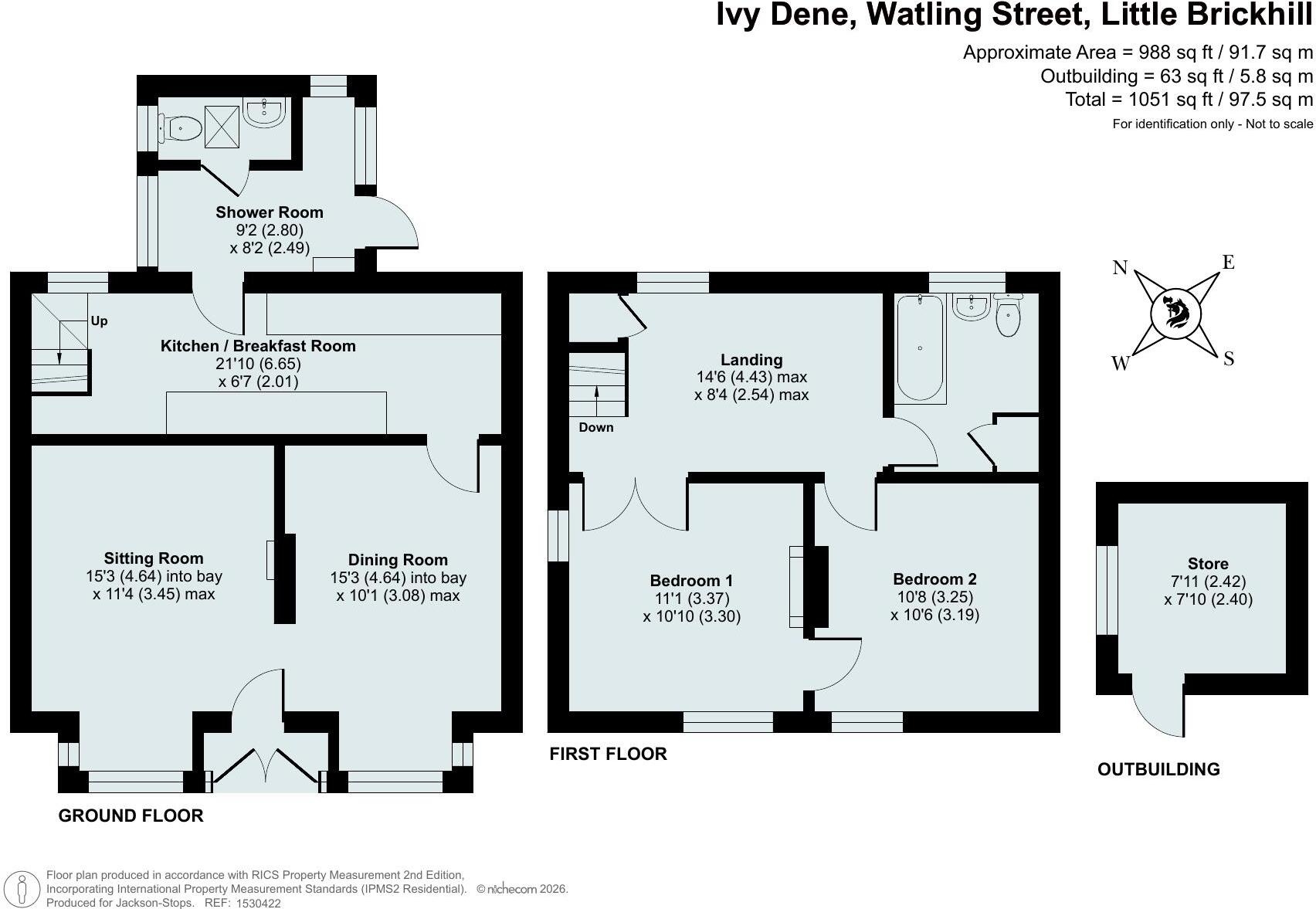 Watling Street, Little Brickhill, Buckinghamshire, MK17 floorplan