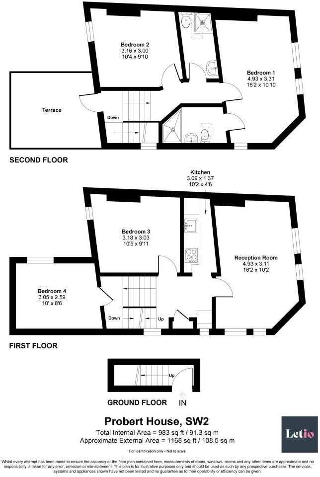 Probert Road, Brixton SW2 floorplan
