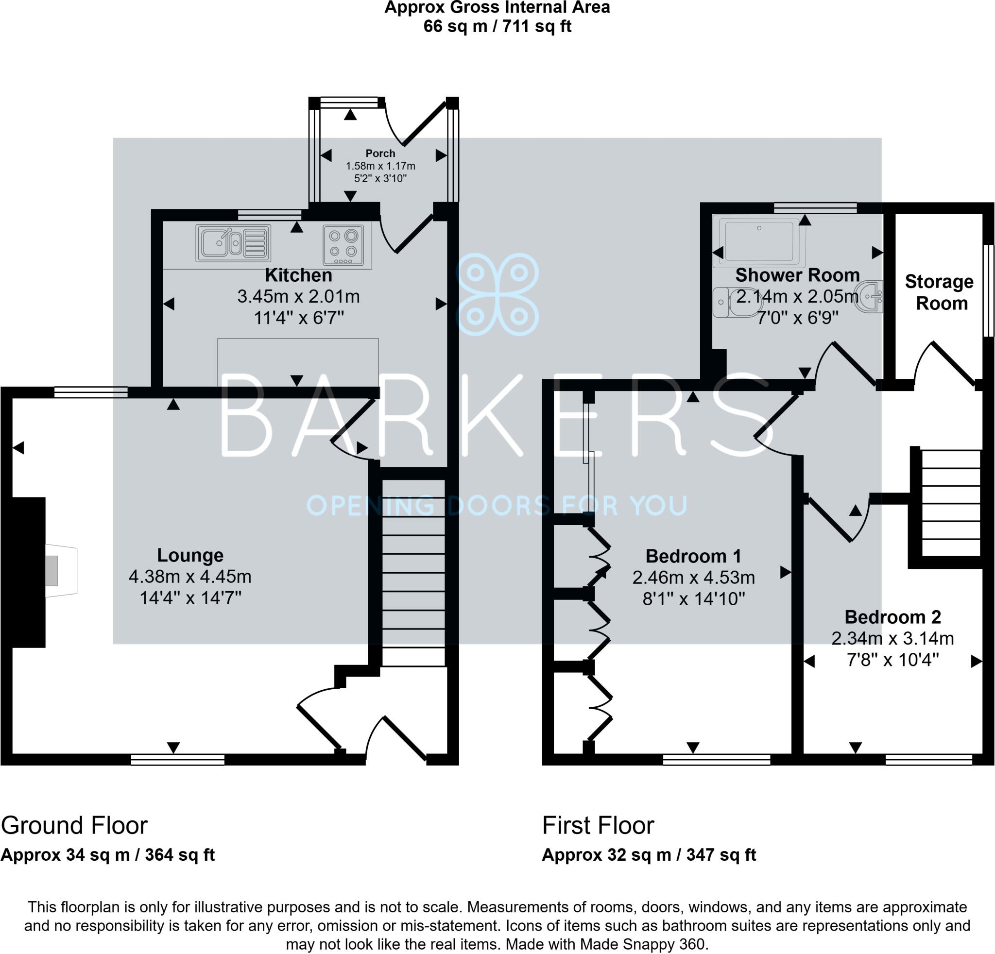Cambridge Street, Heckmondwike floorplan