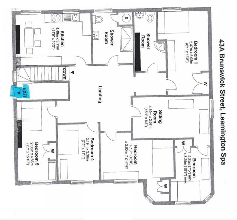 43, Brunswick Street, Leamington Spa floorplan