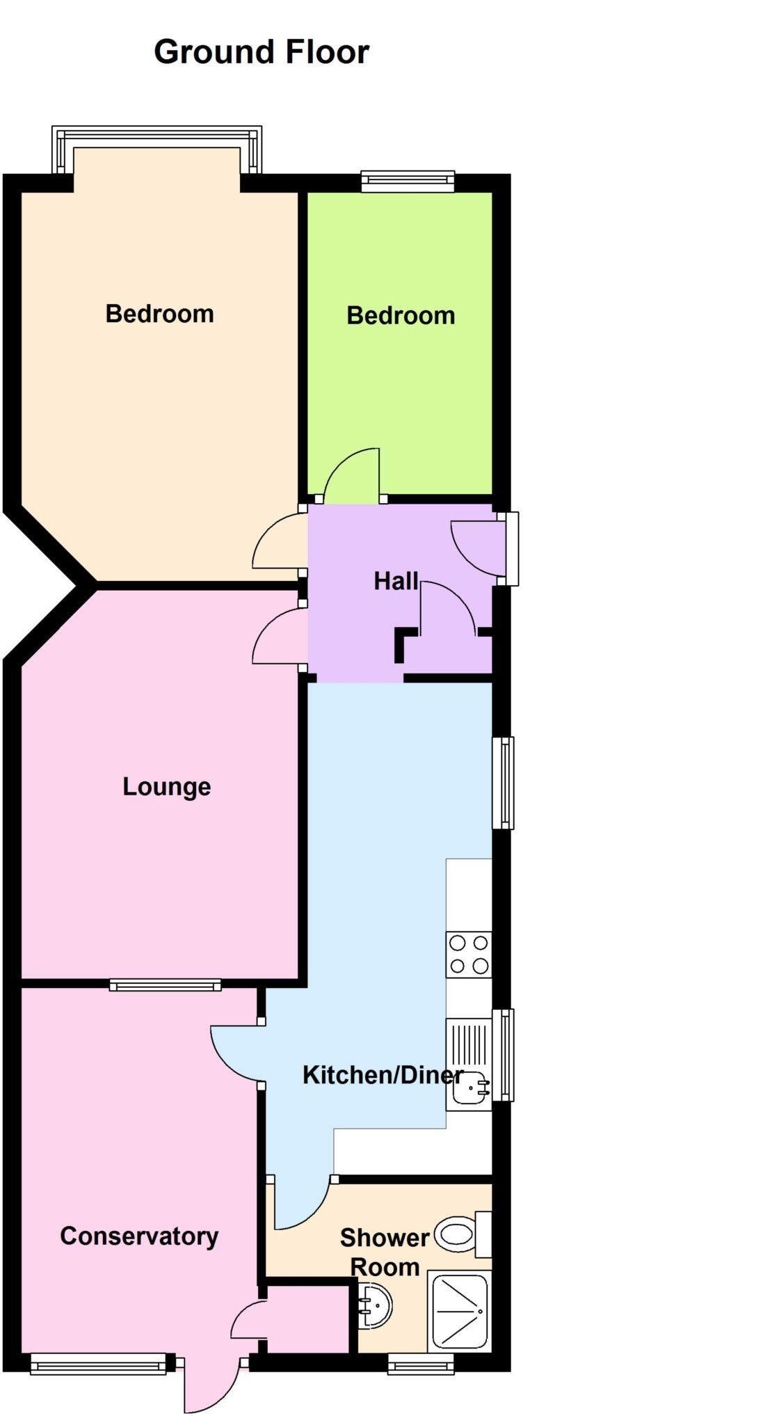 Kingston Road, Gosport floorplan