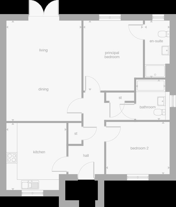 Plot 31 Springbrook Gardens, Blakedown floorplan