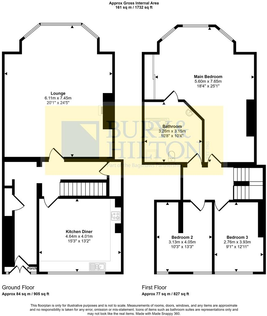 St. James Terrace, Buxton floorplan