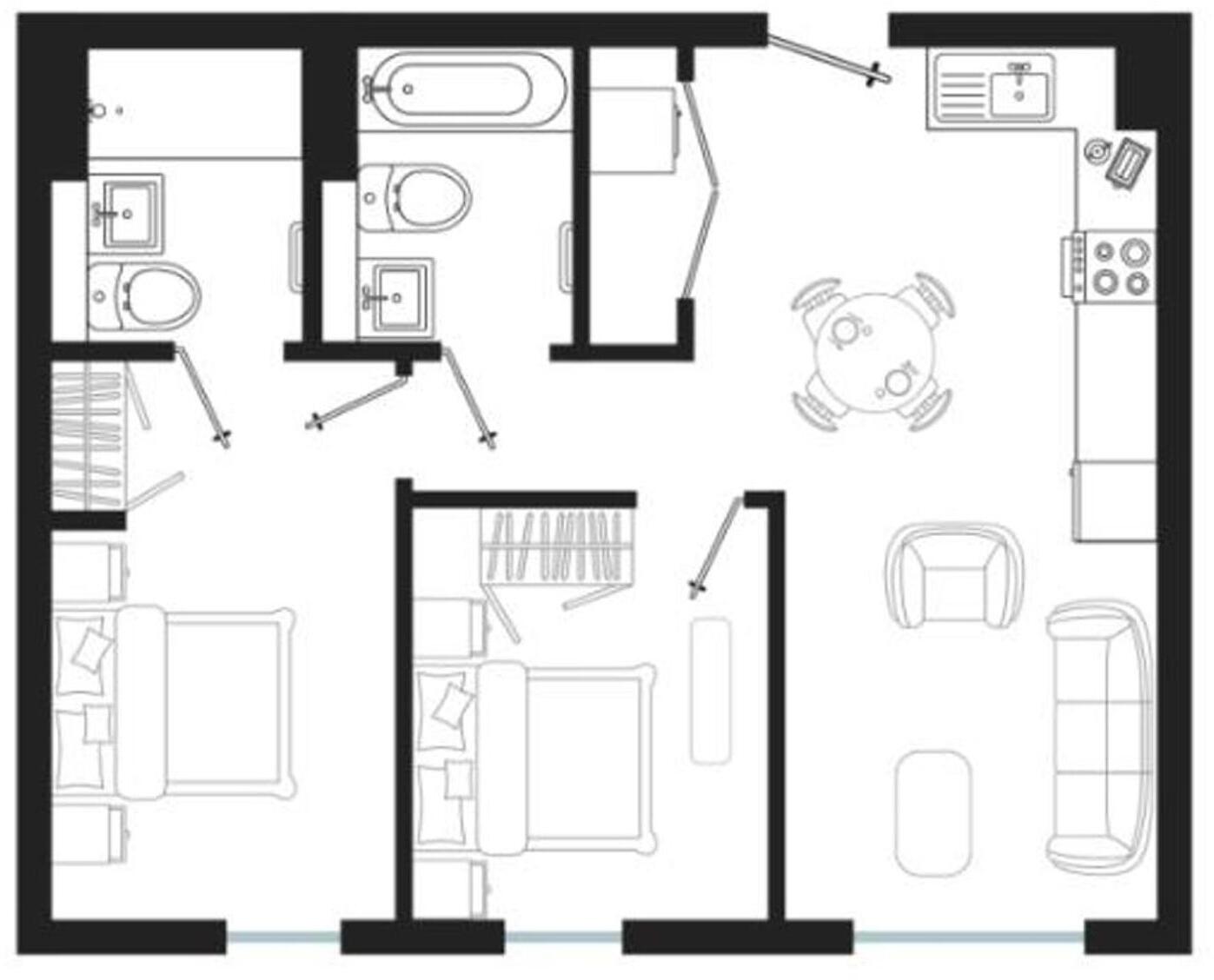 Kangaroo Works, Sheffield, S1 floorplan