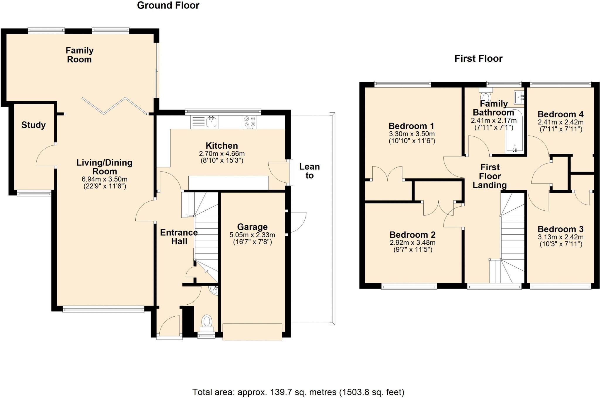 Wooburn Green - Tastefully Extended floorplan