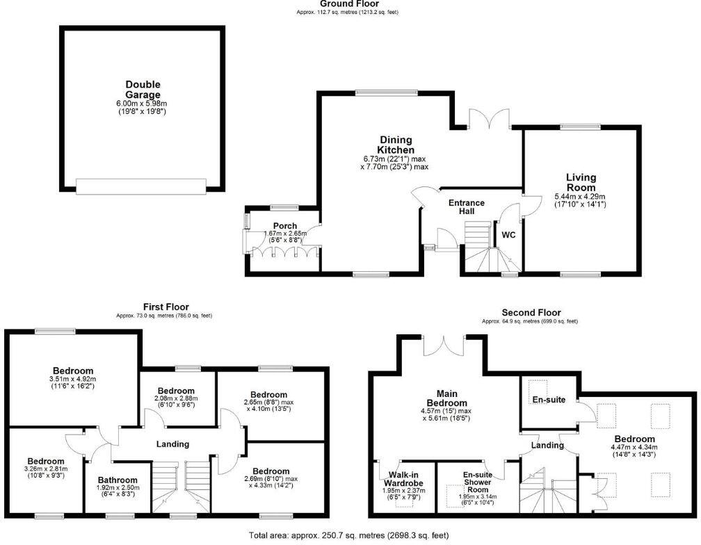 Long Croft View, Batley floorplan