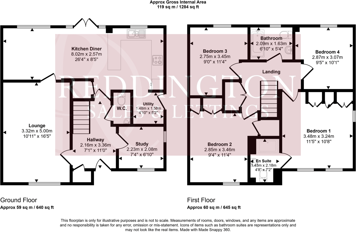 Limb Drive, Hugglescote, Coalville, LE67 floorplan