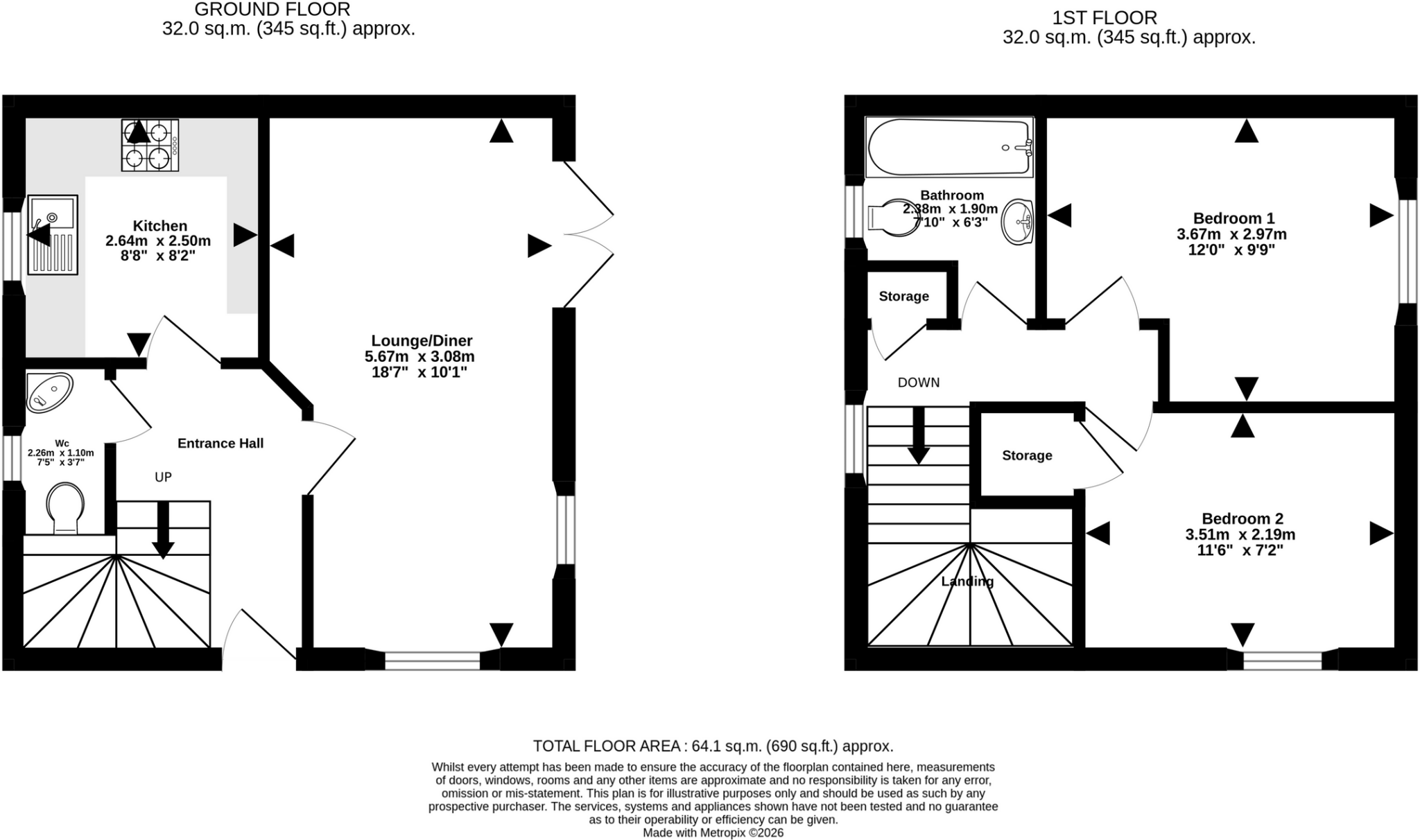 Forth Avenue, Portishead floorplan