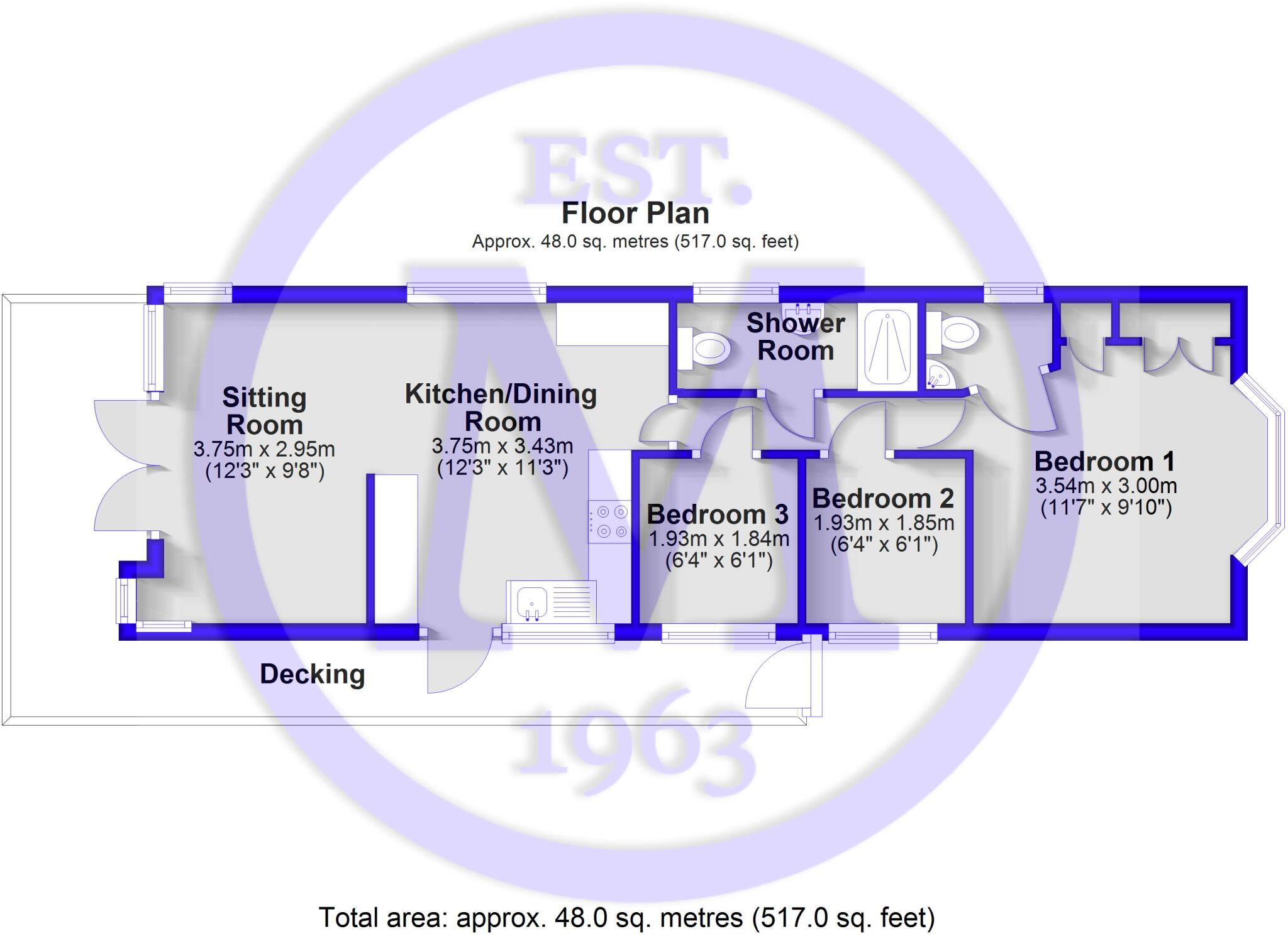 Shorefield, Shorefield Country Park, Downton, Hampshire, SO41 floorplan