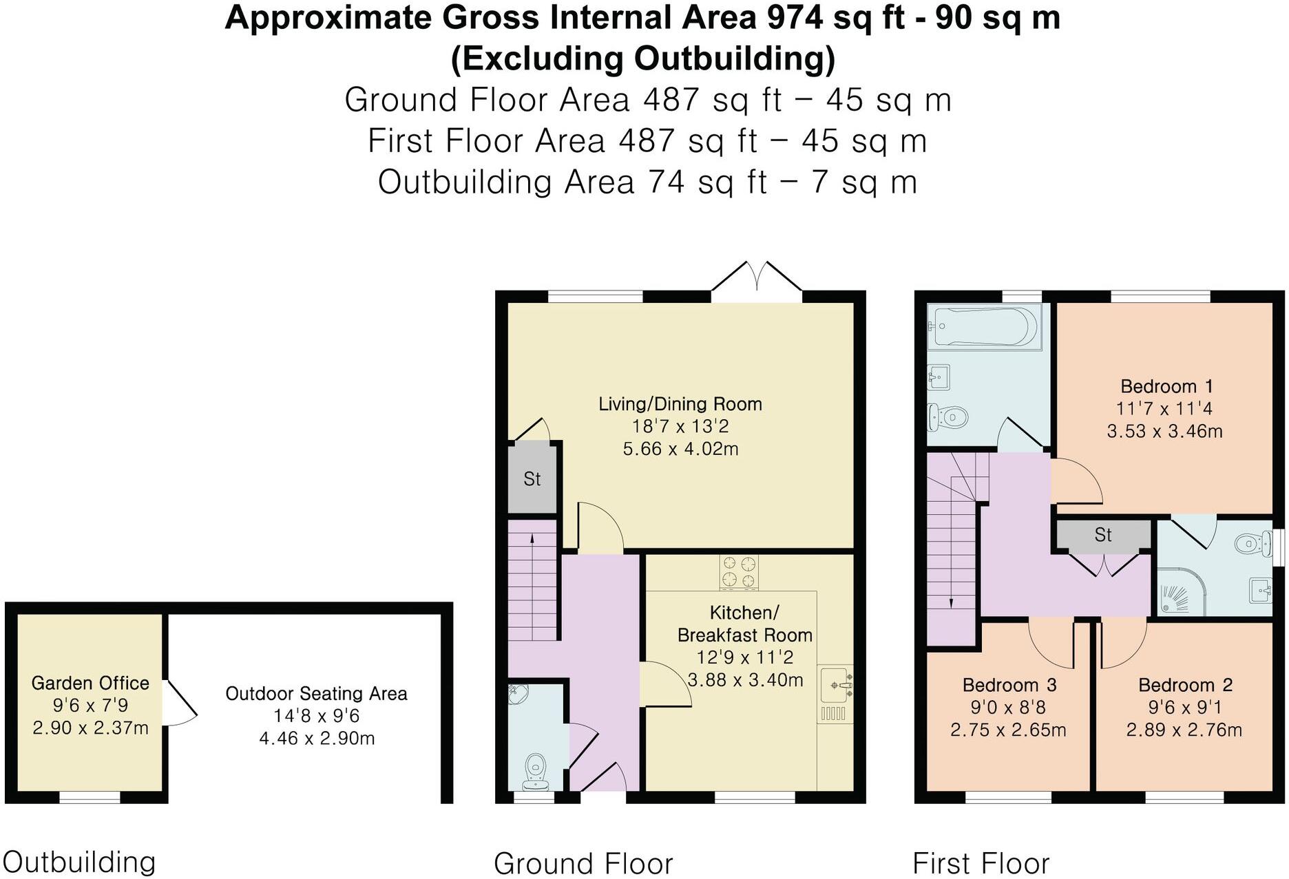 West End, Wilburton, CB6 floorplan