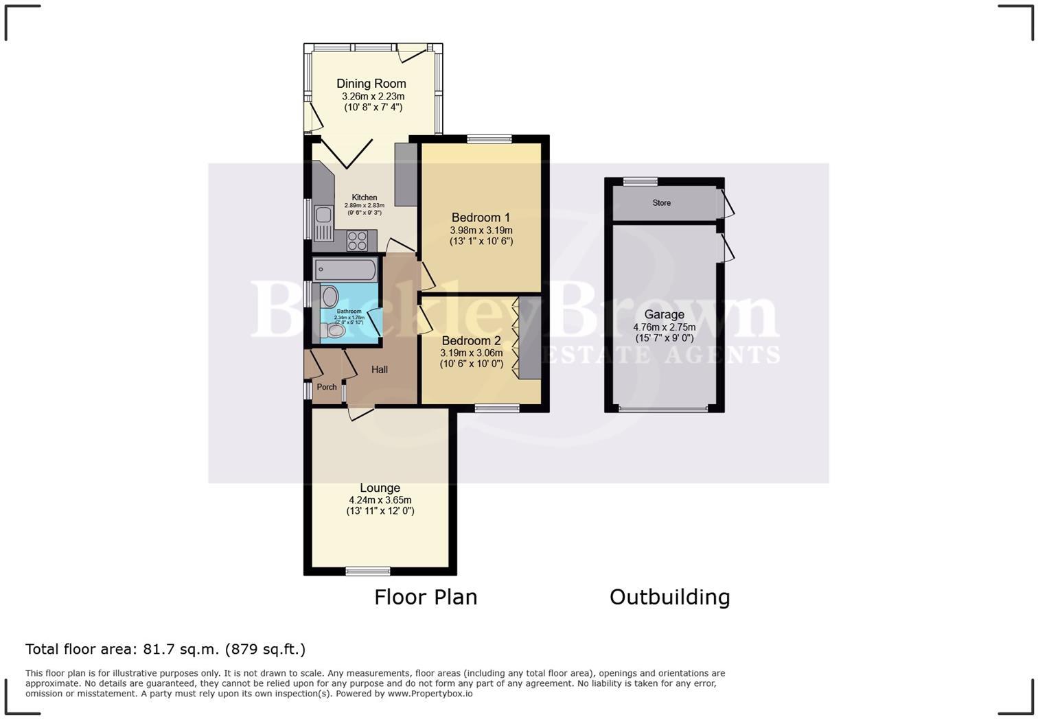 West Bank Lea, Mansfield floorplan
