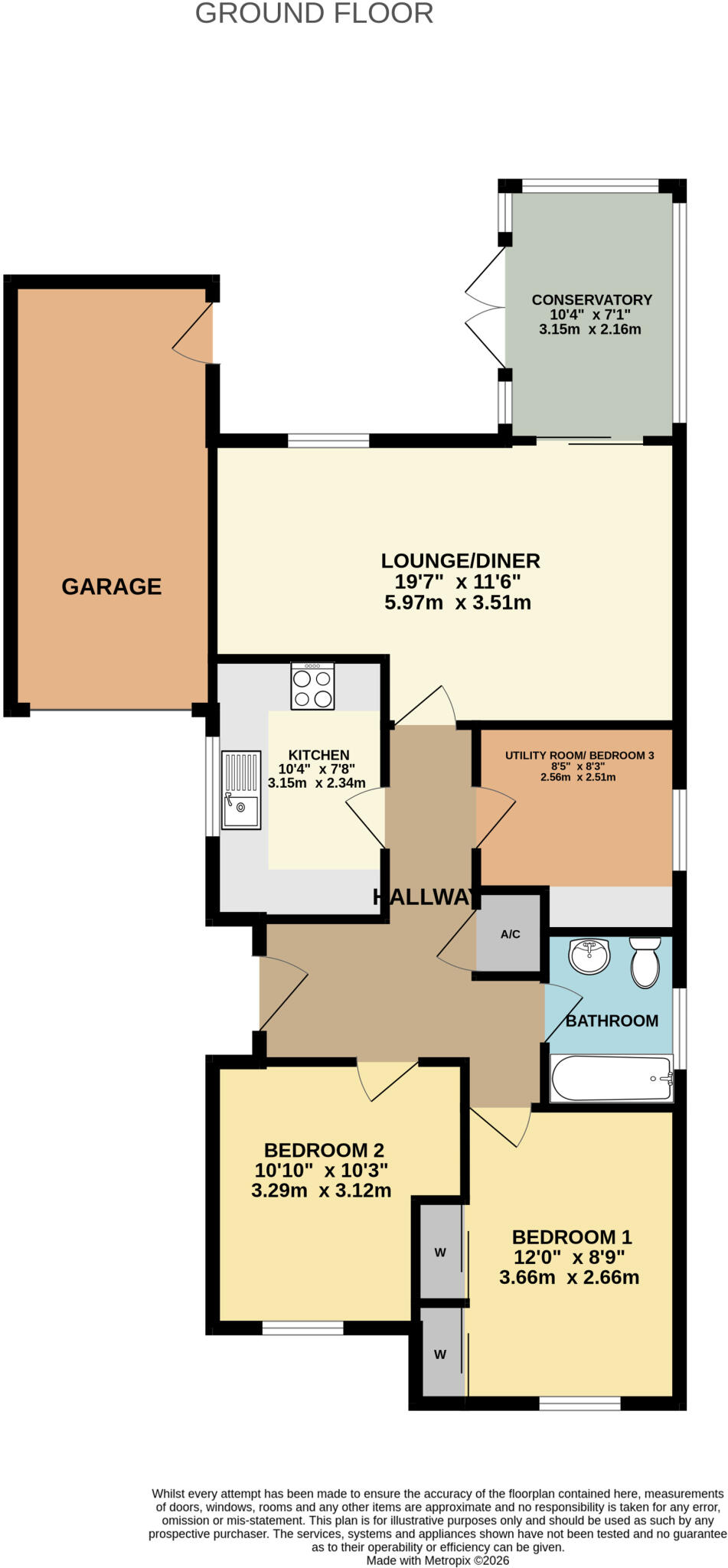 Ley Meadow Drive, Roundswell, Barnstaple, Devon, EX31 floorplan