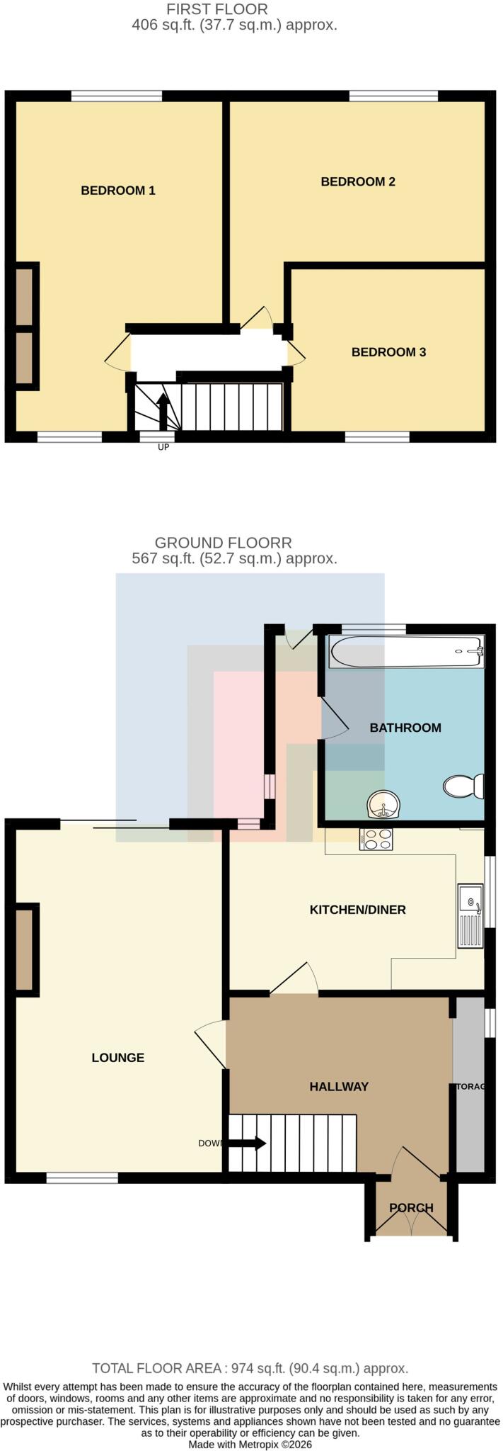 Gadlys Road West, Barry, CF62 floorplan