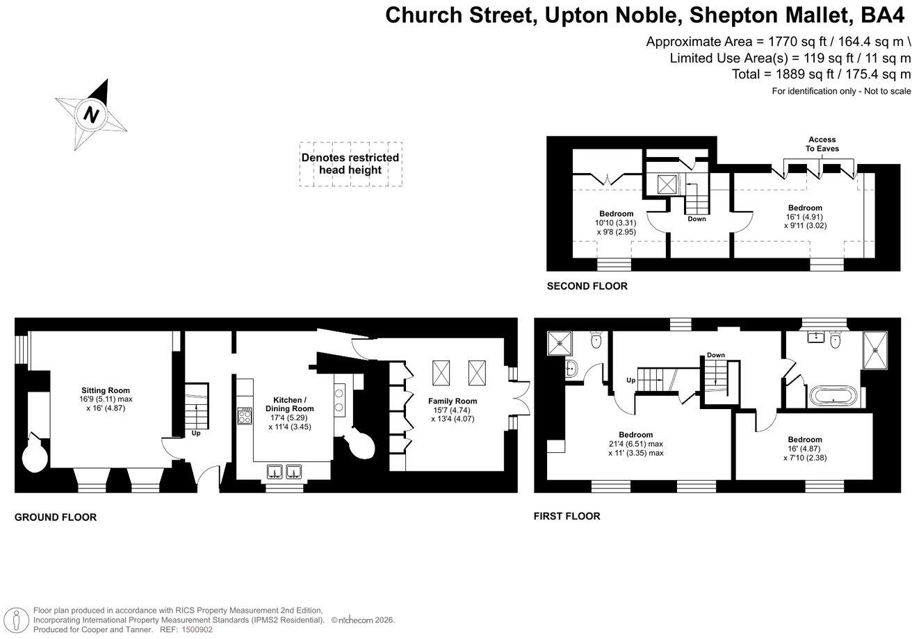 Church Street, Upton Noble, Frome, BA4 floorplan