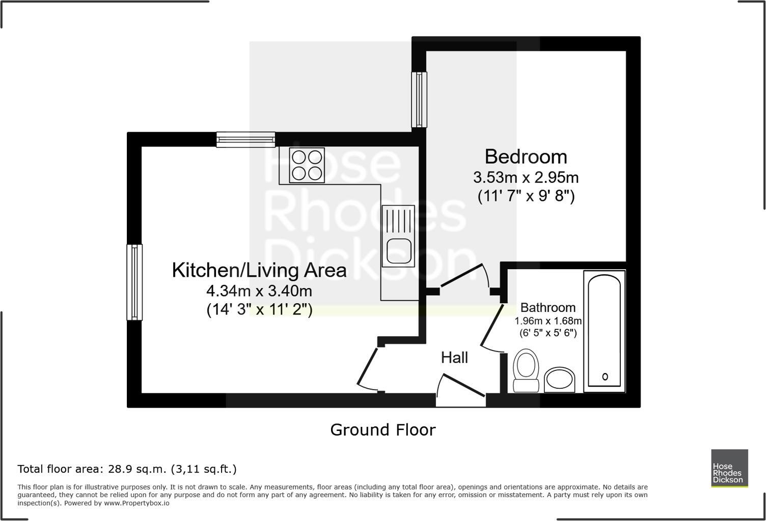 The Sidings, Cowes floorplan