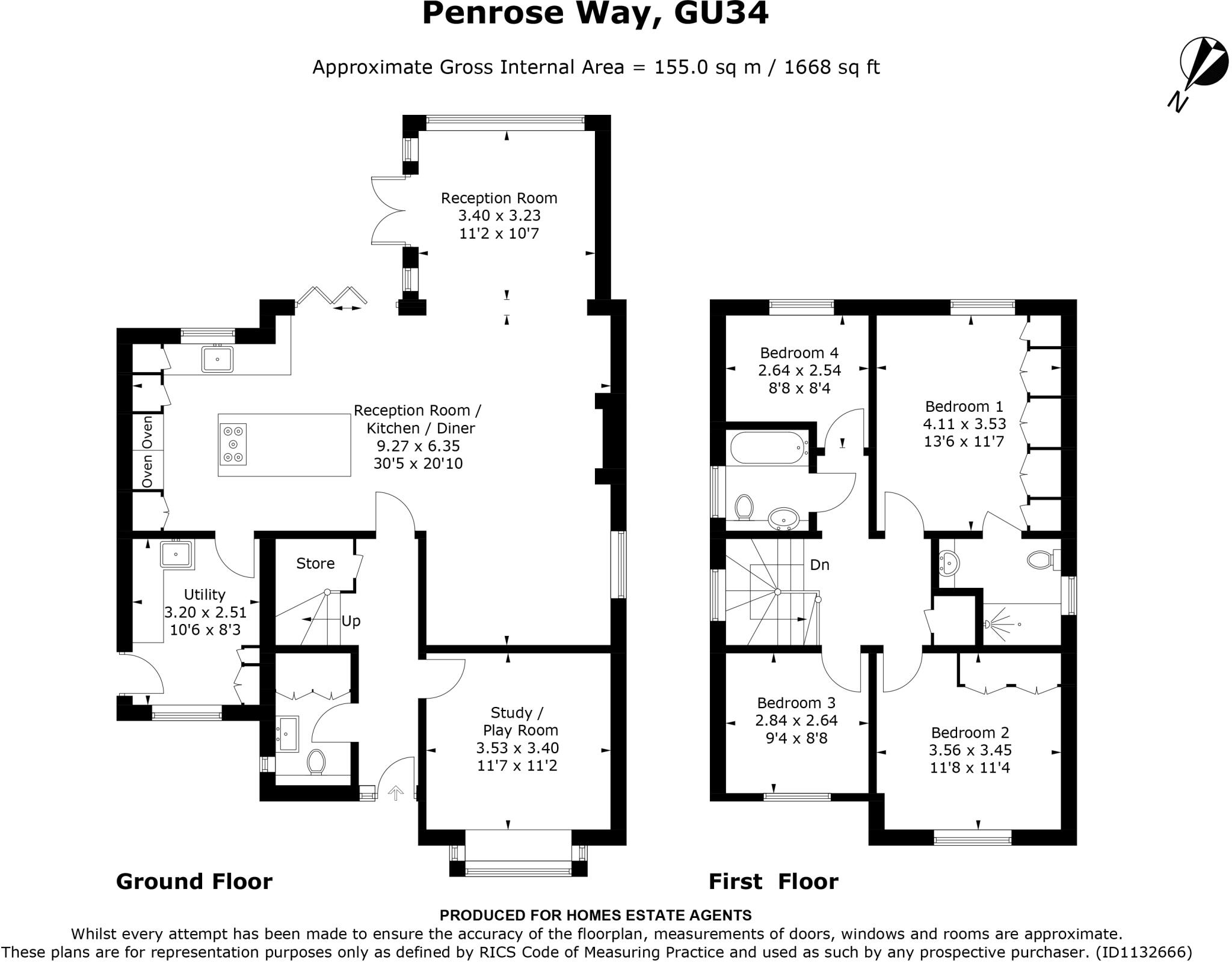 Penrose Way, Four Marks, Alton, Hampshire floorplan