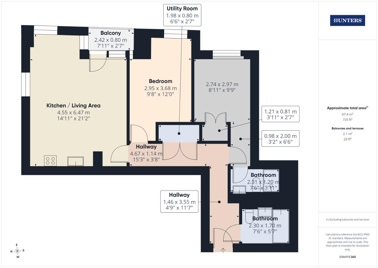 Park Walk, Southampton SO14 floorplan