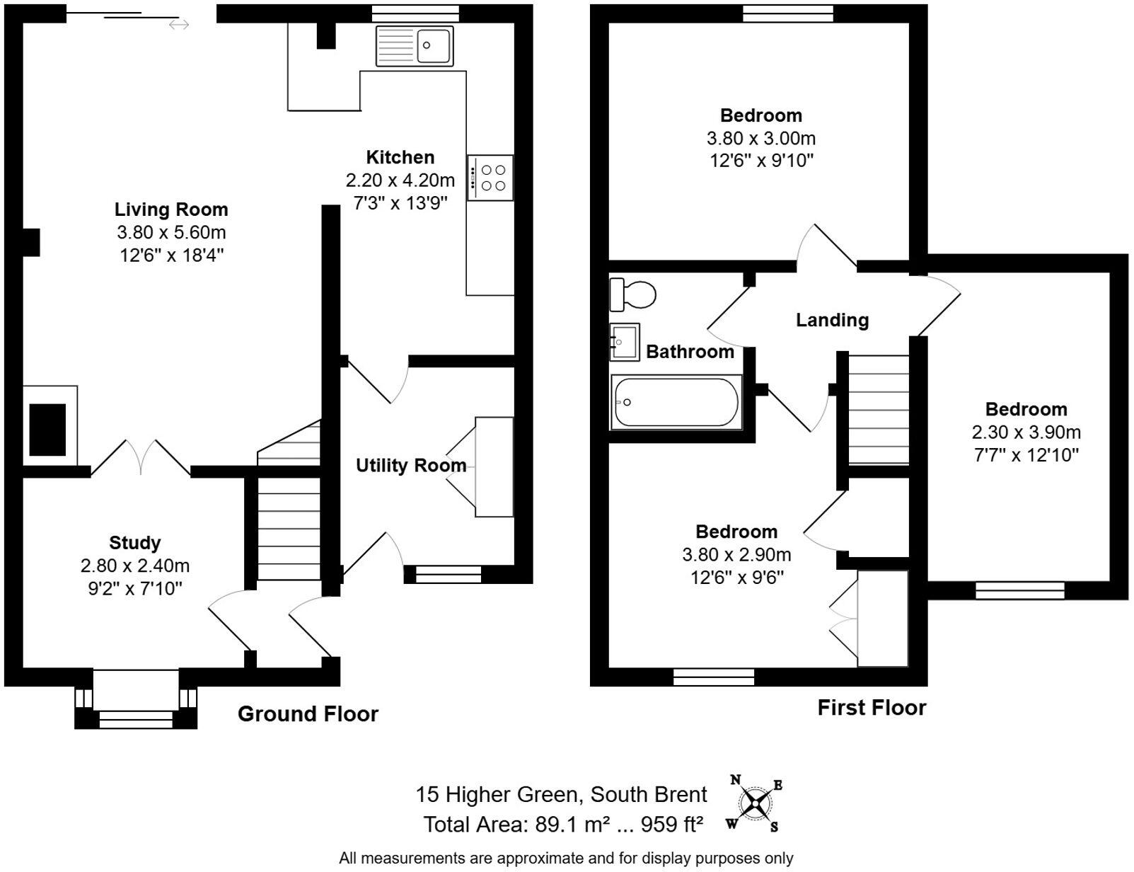 Higher Green, South Brent, TQ10 floorplan