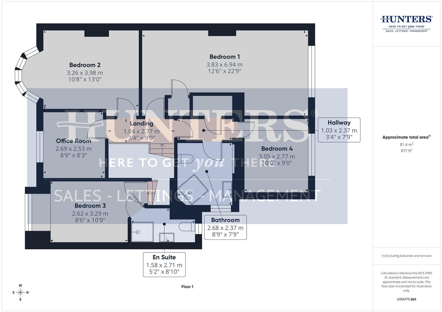 Peareth Hall Road, Washington floorplan
