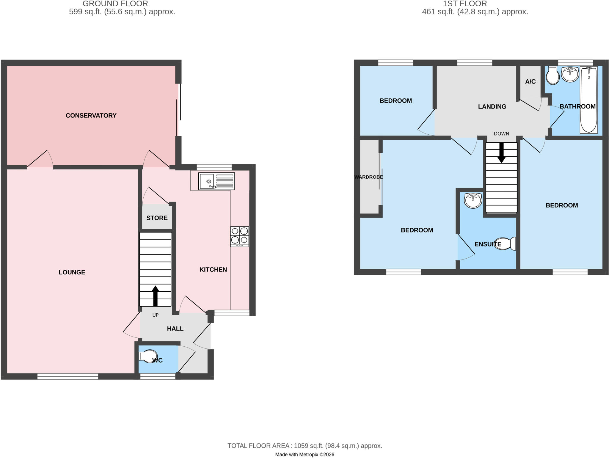 Morris Drive, Stafford, Staffordshire, ST16 floorplan