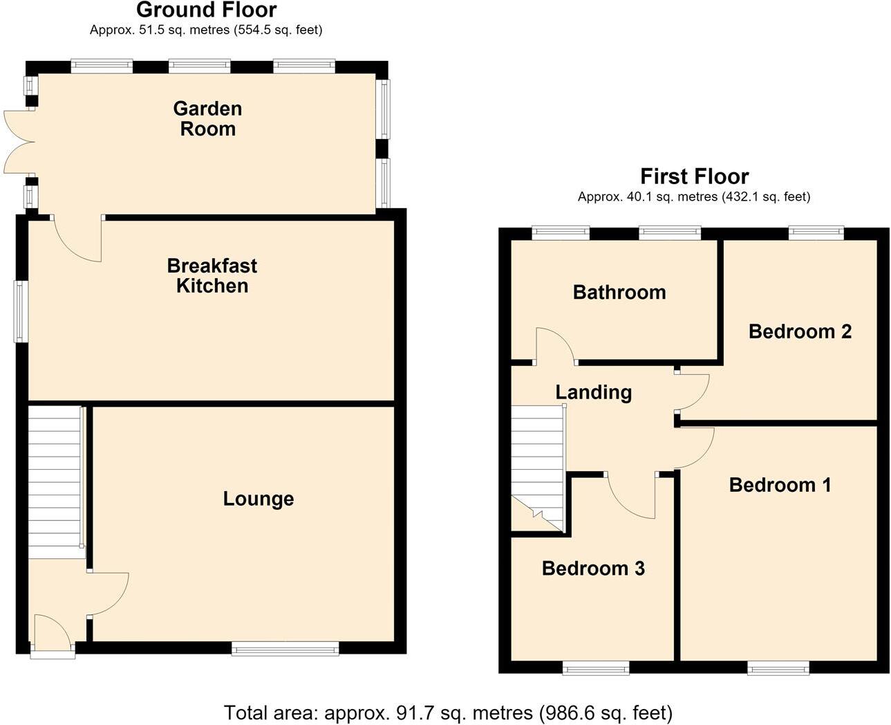 Orchard Road, Lutterworth floorplan