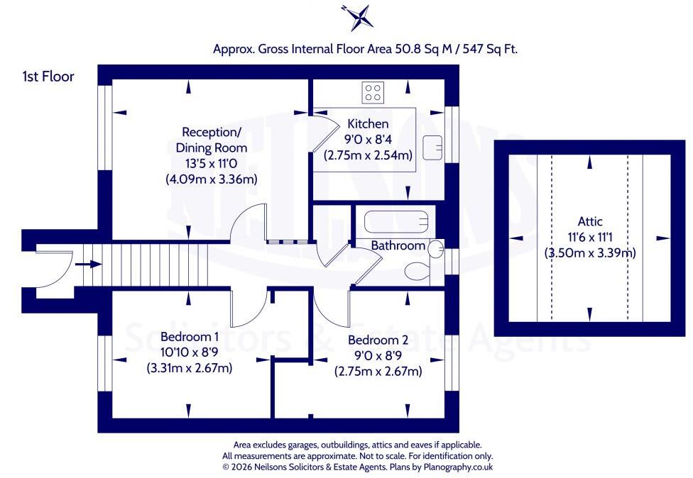 13 Craigievar Square, Edinburgh, EH12 8YP floorplan
