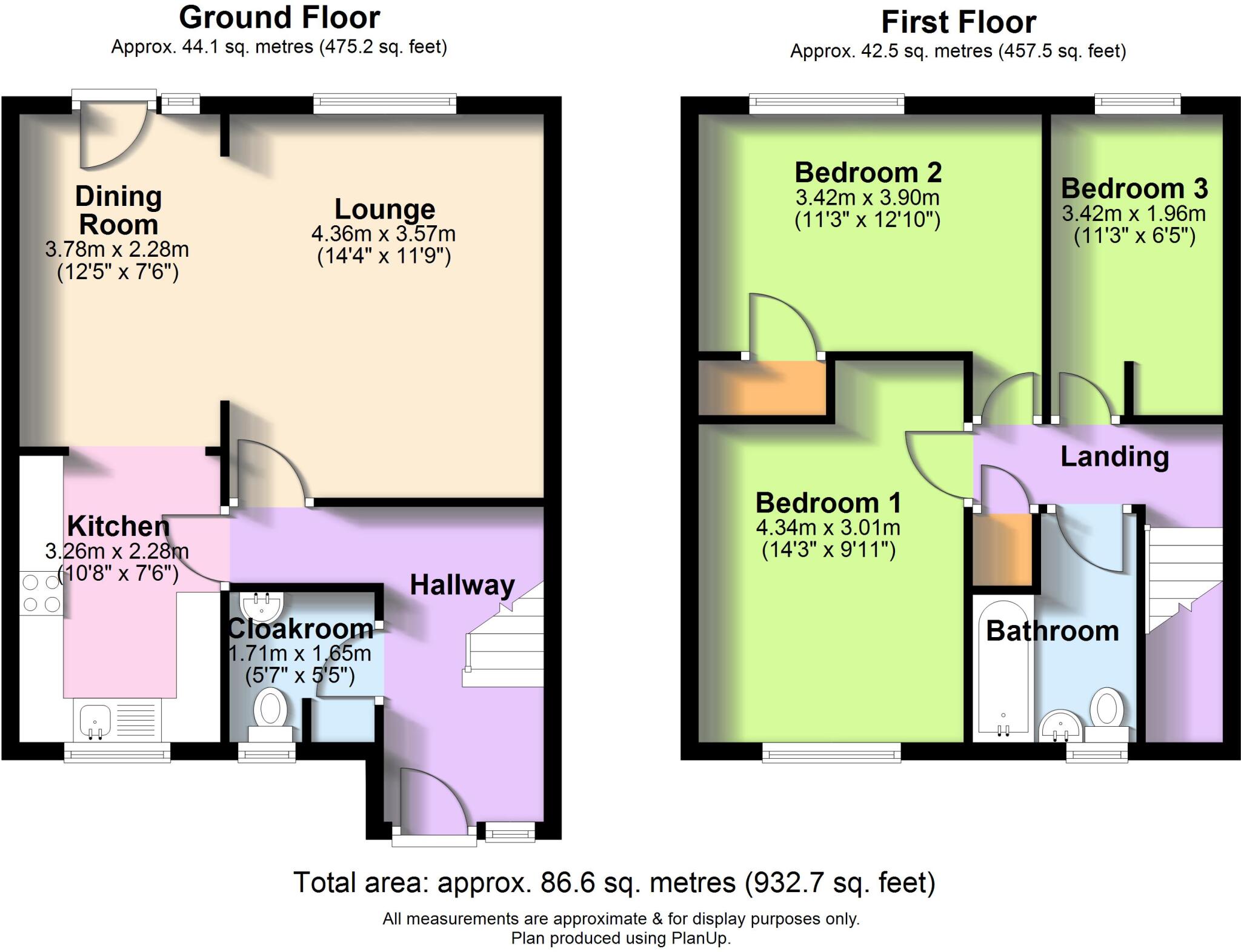 Acacia Drive, Leegomery, Telford, Shropshire, TF1 floorplan