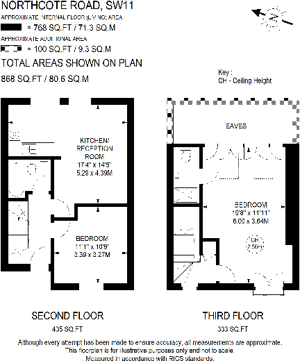 Northcote Road, London, SW11 floorplan