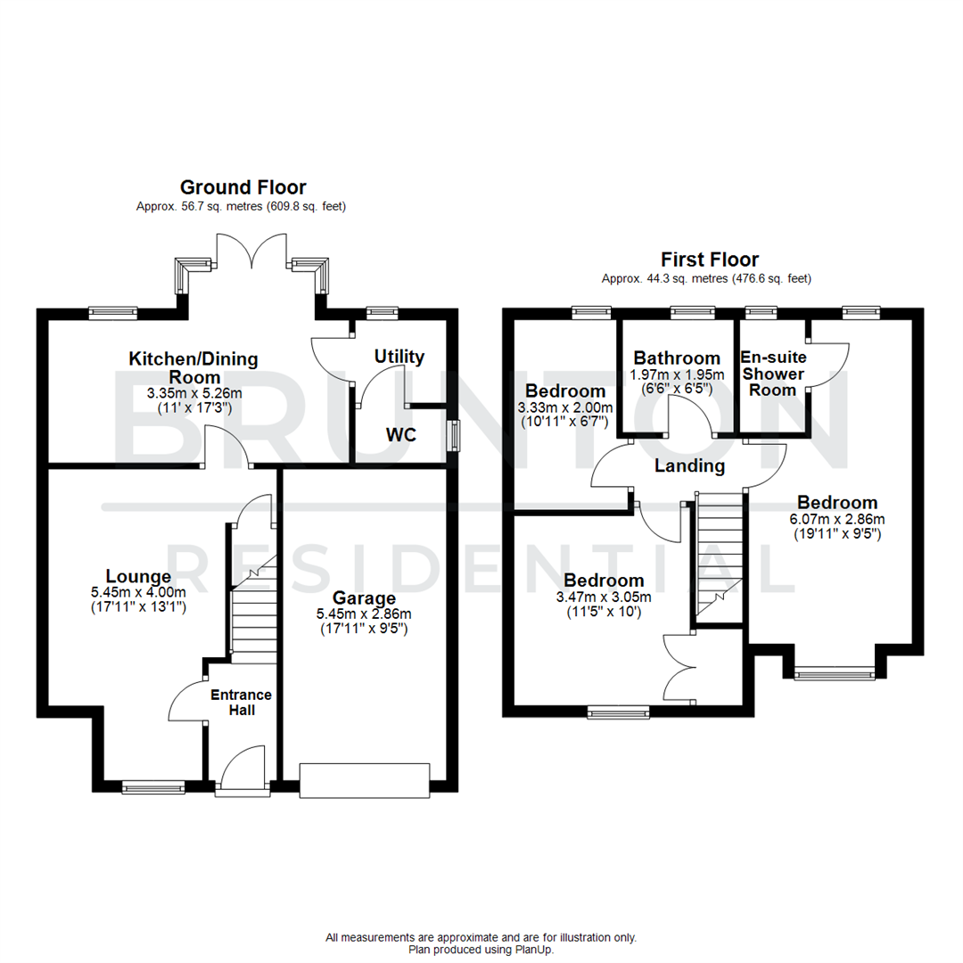 Bluebell Drive, Blossom Park, Pegswood, Morpeth, NE61 floorplan