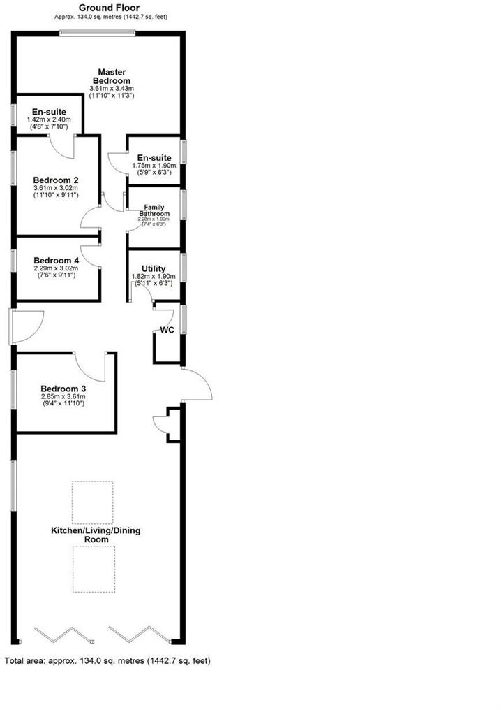 Scotland Road, Market Harborough floorplan