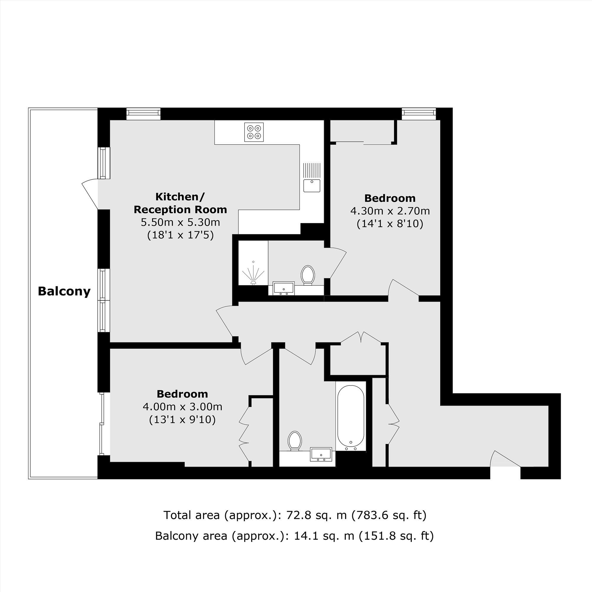 York Way, King's Cross floorplan