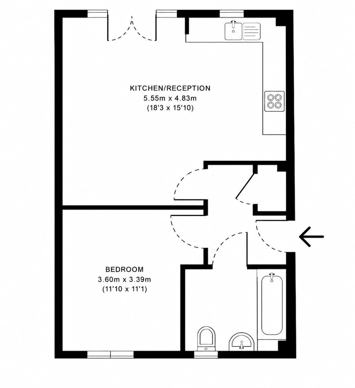 Gareth Drive, Edmonton,London, N9 floorplan