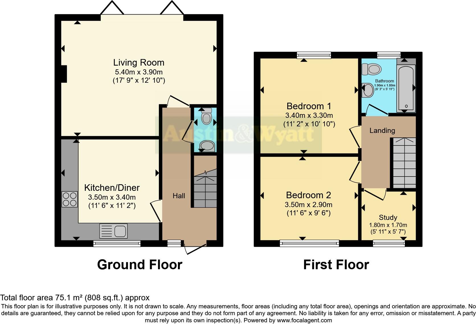 Burbush Close, Holbury, Southampton, Hampshire, SO45 floorplan