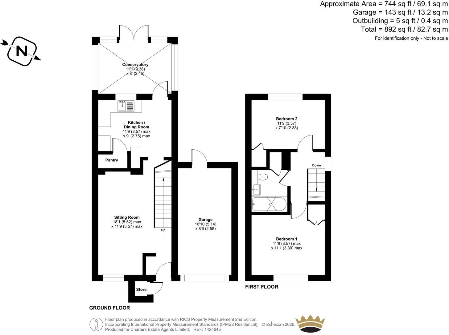 Pimpernel Close, Locks Heath, Southampton, Hampshire, SO31 floorplan