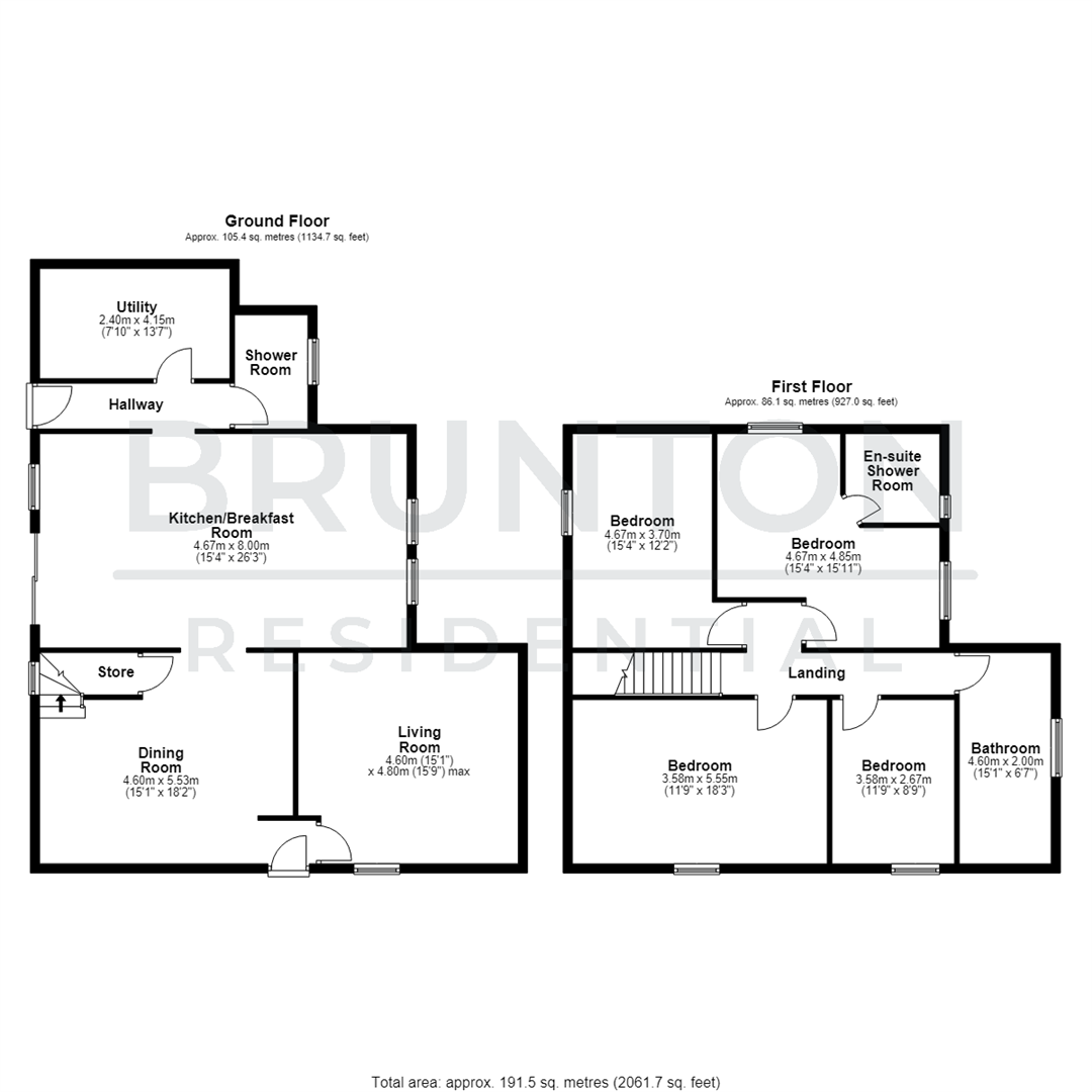 2 Kirkley Park, Kirkley, Ponteland floorplan