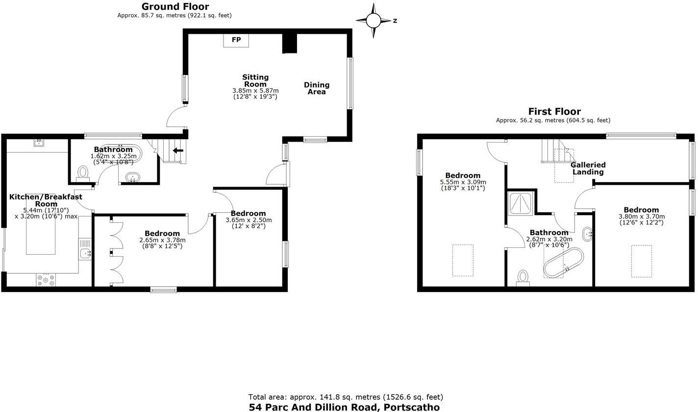 Parc An Dillon Road, Portscatho, Truro floorplan