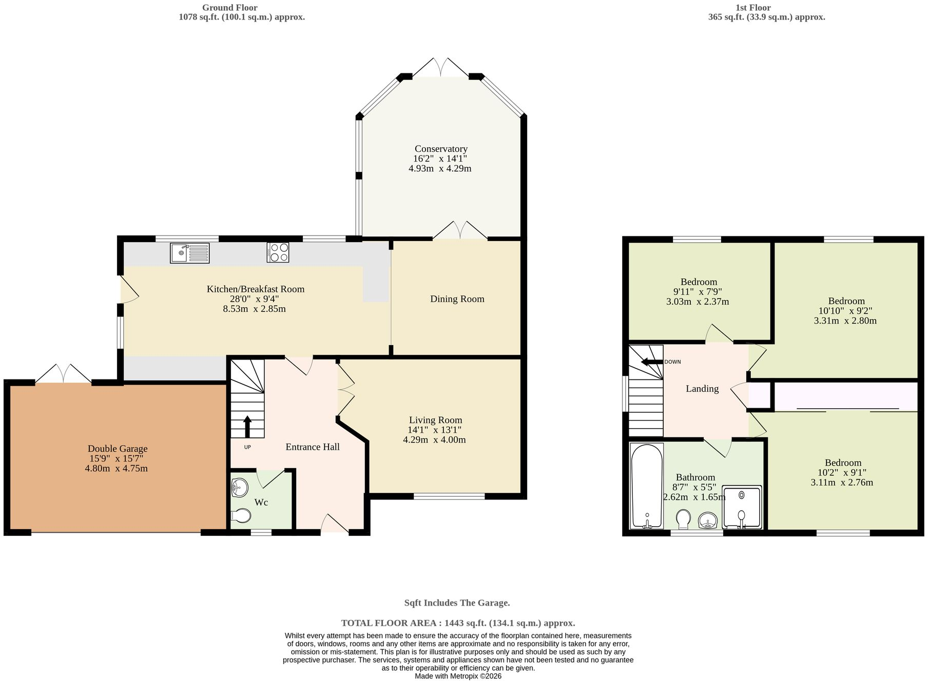 Laburnum Avenue, Taverham floorplan